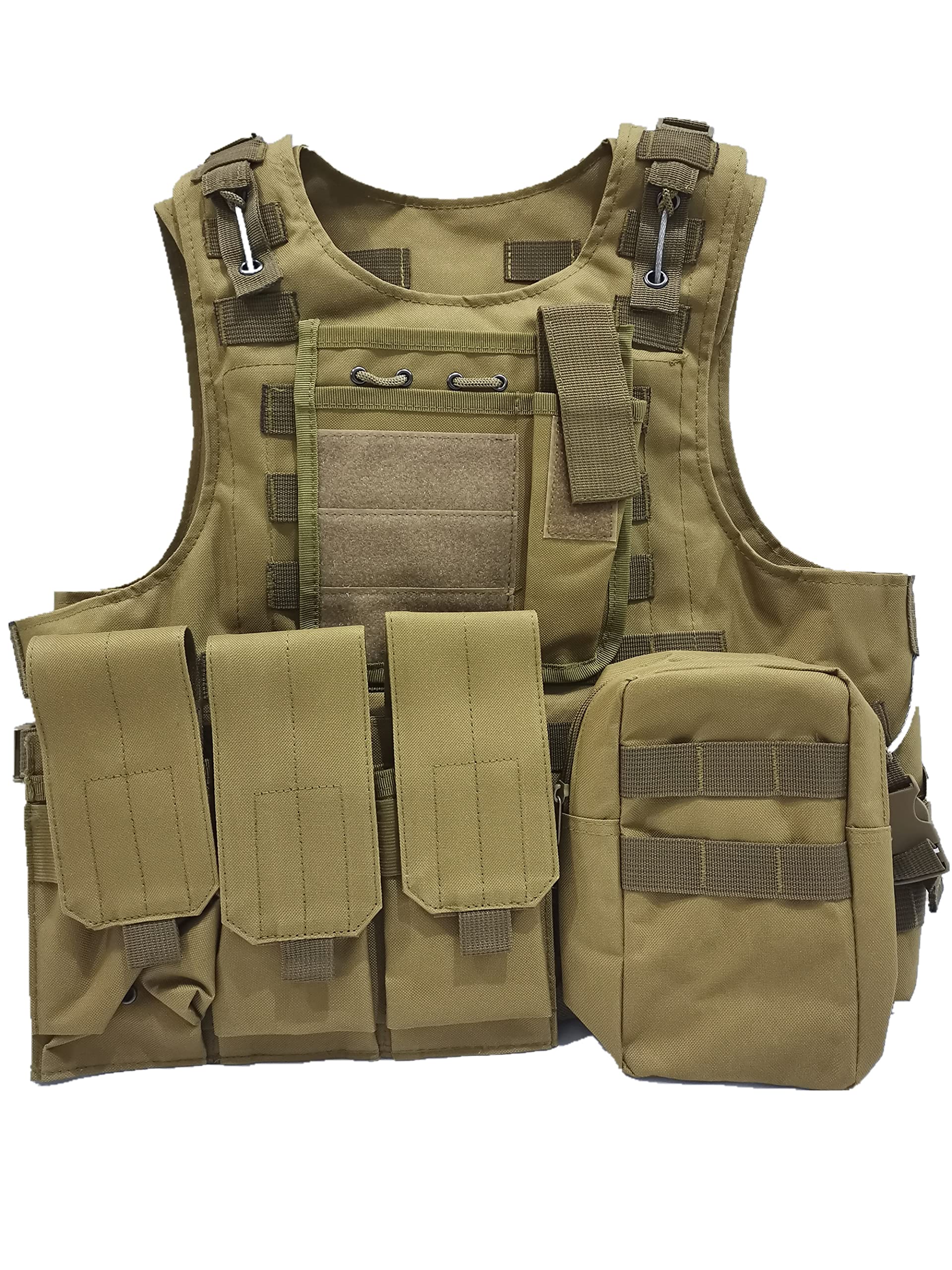 Chaleco táctico militar al aire libre, chaleco de juego de campo, equipo de protección de paintball, chaleco protector de pistola de aire, adecuado para la caza al aire libre, entrenamiento de combate