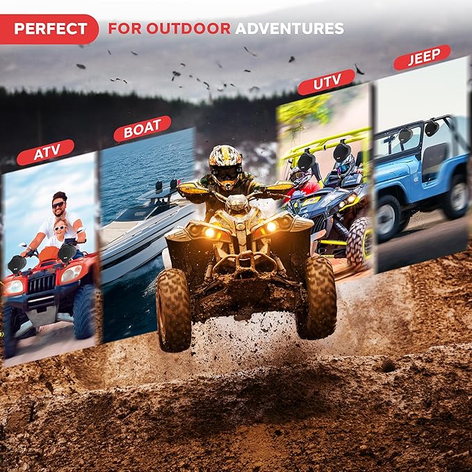 Parlantes Marinos Dual Pyle 8" 200W IP44 Impermeables, Resistente al Clima miniatura 4