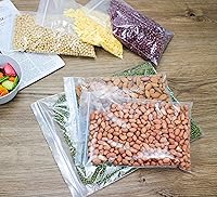 Vista 7 de 6" X 9" (100 bolsas) Bolsas de plástico transparente con cierre zip resellable de 2 mil