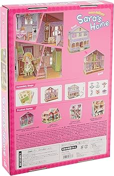 ドールハウス  #120 追加画像です^ - ^ Amazon | CRESYMME ドールハウス ミニチュア キット 木製 立体パズル