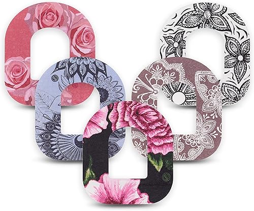 Vista 20 de ExpressionMed - Parches adhesivos para Omnipod (paquete de 5) - Cintas con sensor CGM precortadas a prueba de agua, no se deshilachan, precortadas