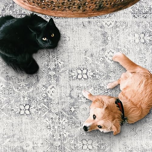 Miniatura 7 de ReaLife - Alfombra ecológica lavable a máquina, resistente a las manchas, sin desprendimientos, antideslizante, apta para familias y mascotas y