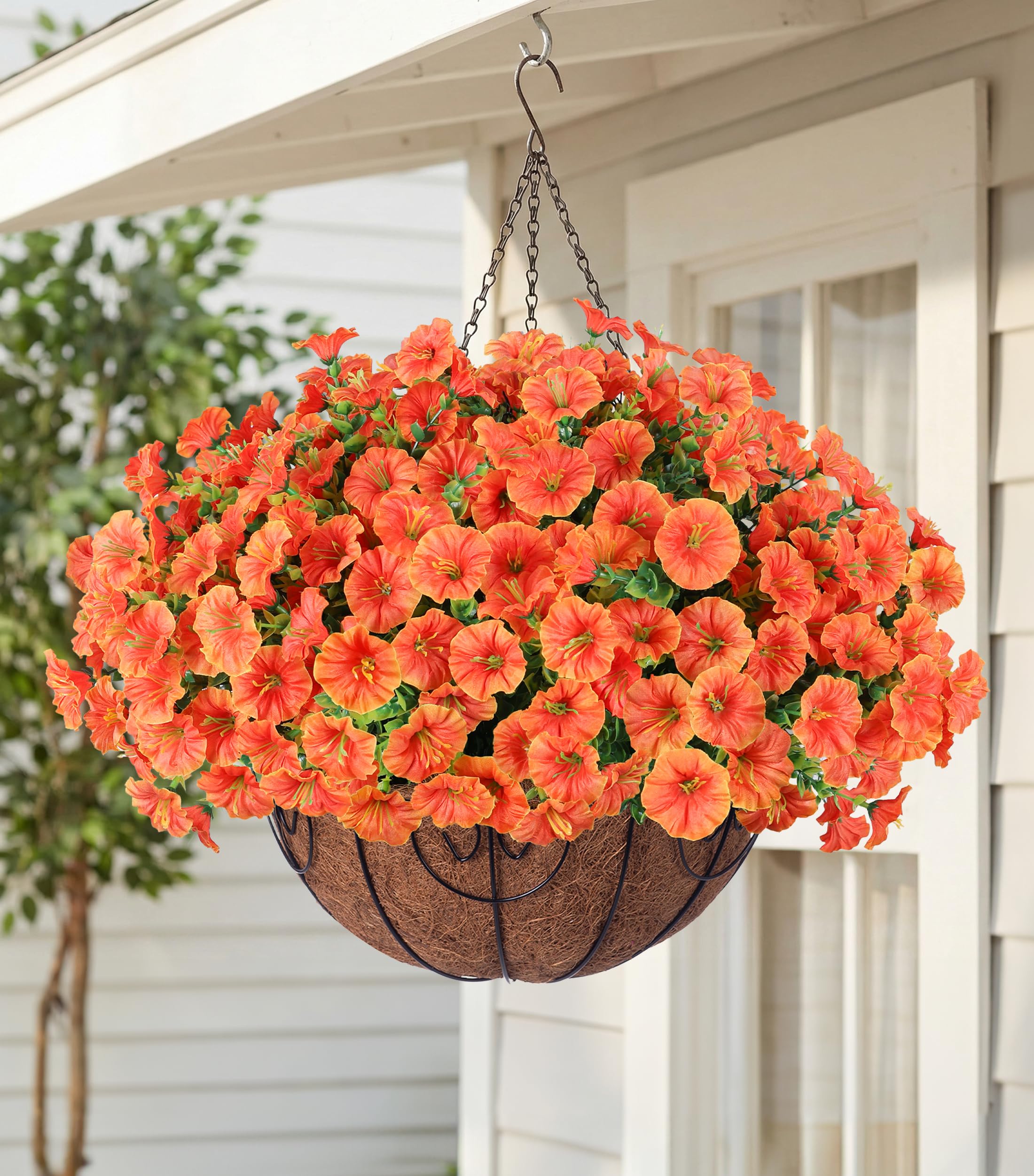 HyeFlora Orange Hanging Basket