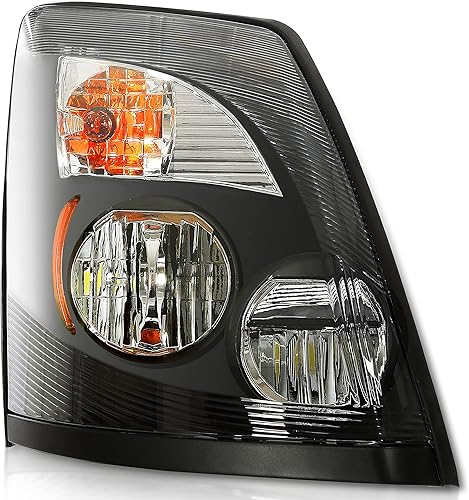 HECASA Faro delantero LED derecho compatible con Volvo VNL, VNX, VNM 2004-2018, repuesto para 82329592 82329127 22141268 (lado del pasajero)