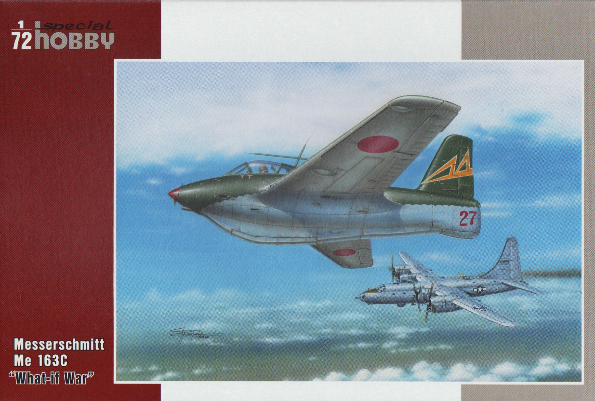 Special Hobby SH72263 Messerschmitt Me 163C What if War