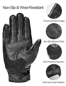 小物 real leather detachable biker glove Motorbike Motorcycle Gloves Bike Real Leather CE Armored