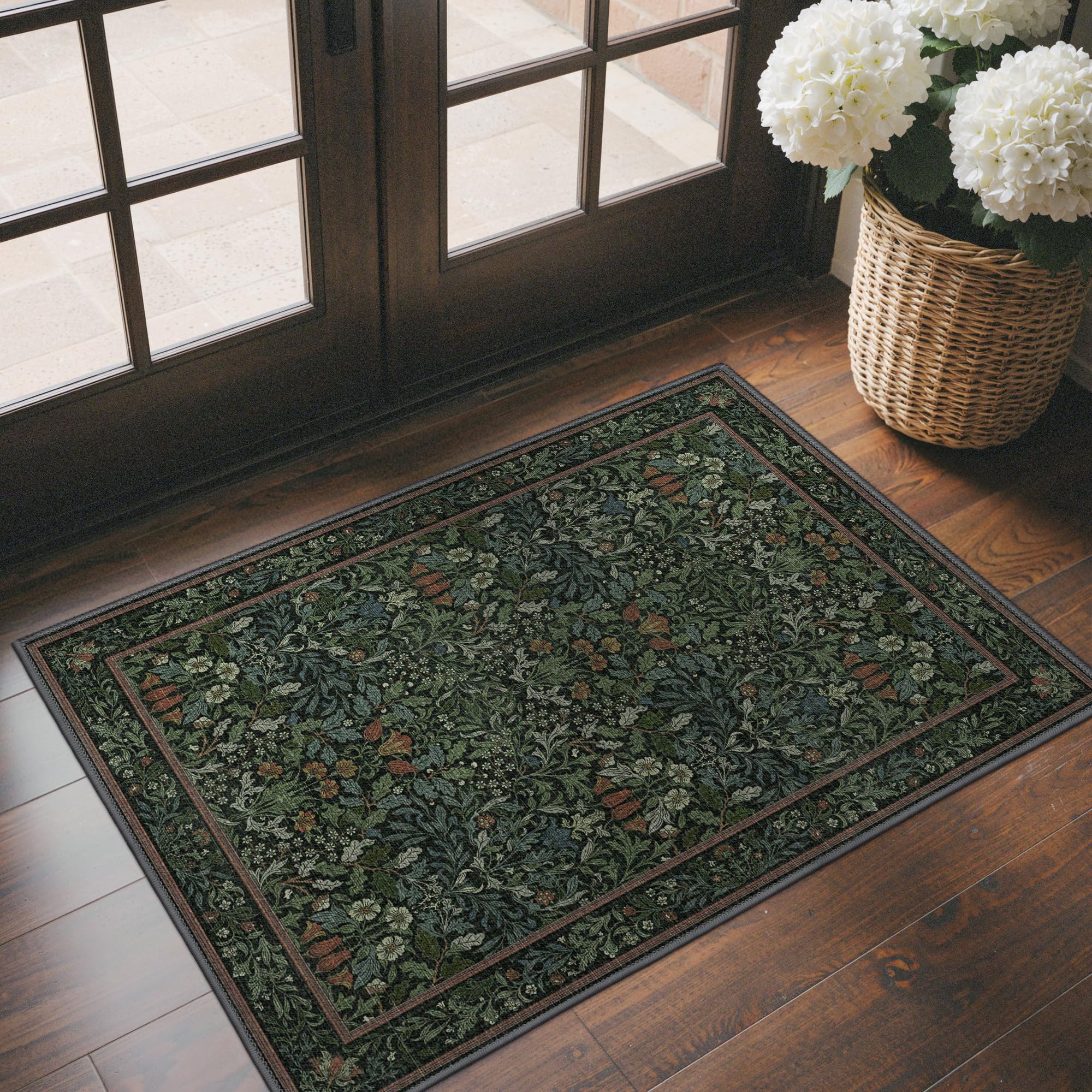 BEIMO Vintage Boho Rug 60x90cm Washable Non-Slip Carpet Bedroom Living Room — image 1