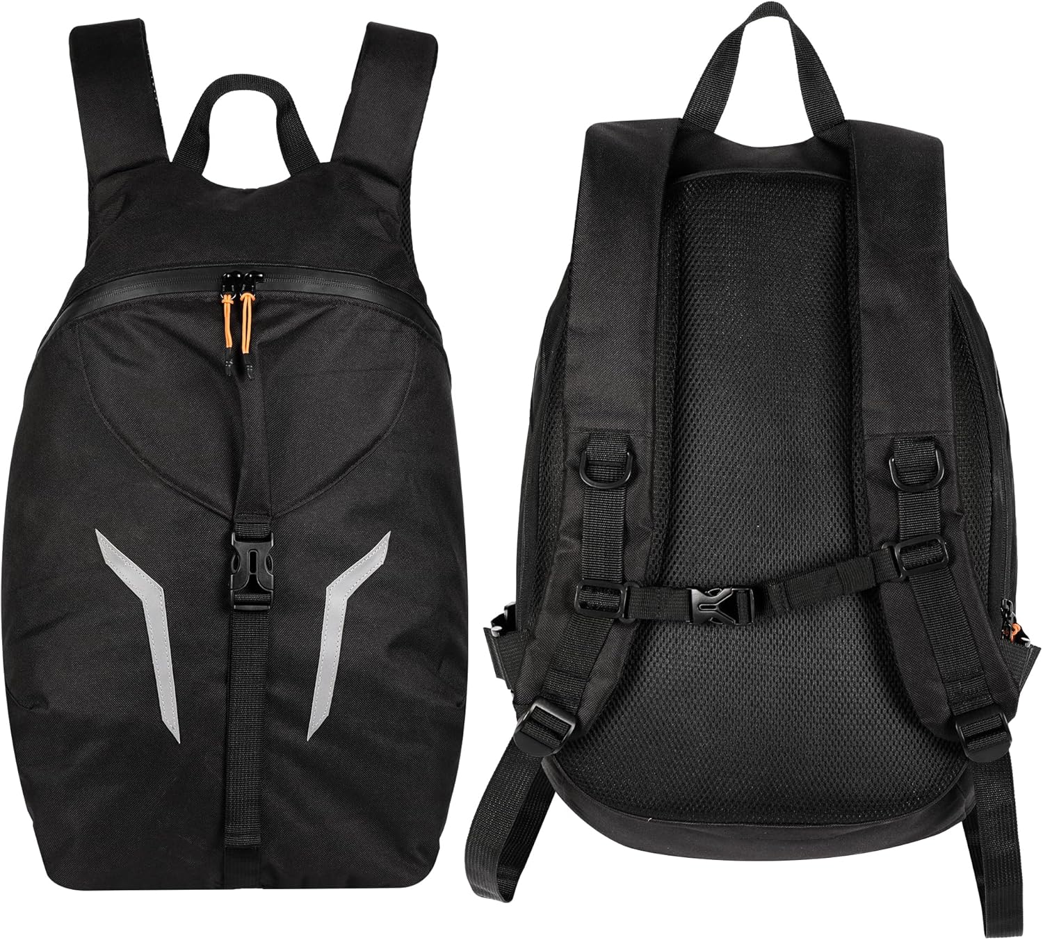 Large Capacity Motorcycle Backpack with Reflective Strips
