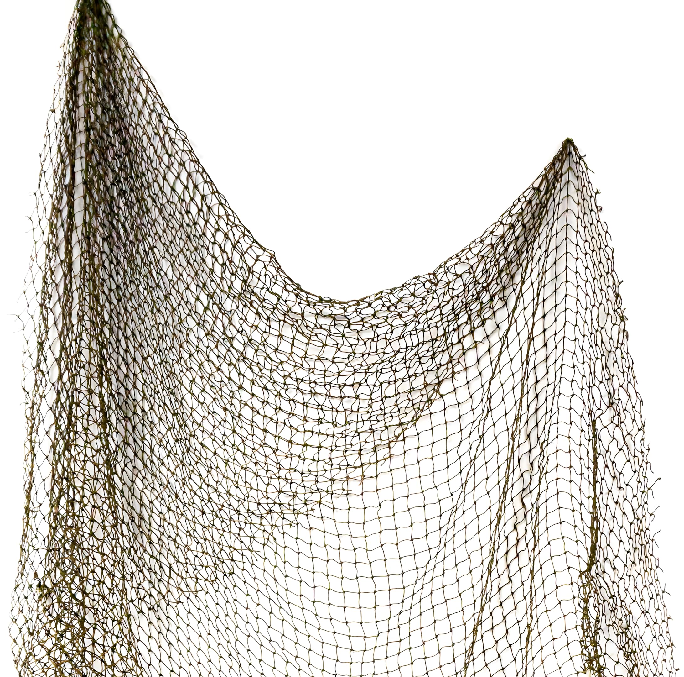 Fishing Net - 5' X 10' Decorative Wall Decor - Nautical Fish Net for Sea Netting Decoration