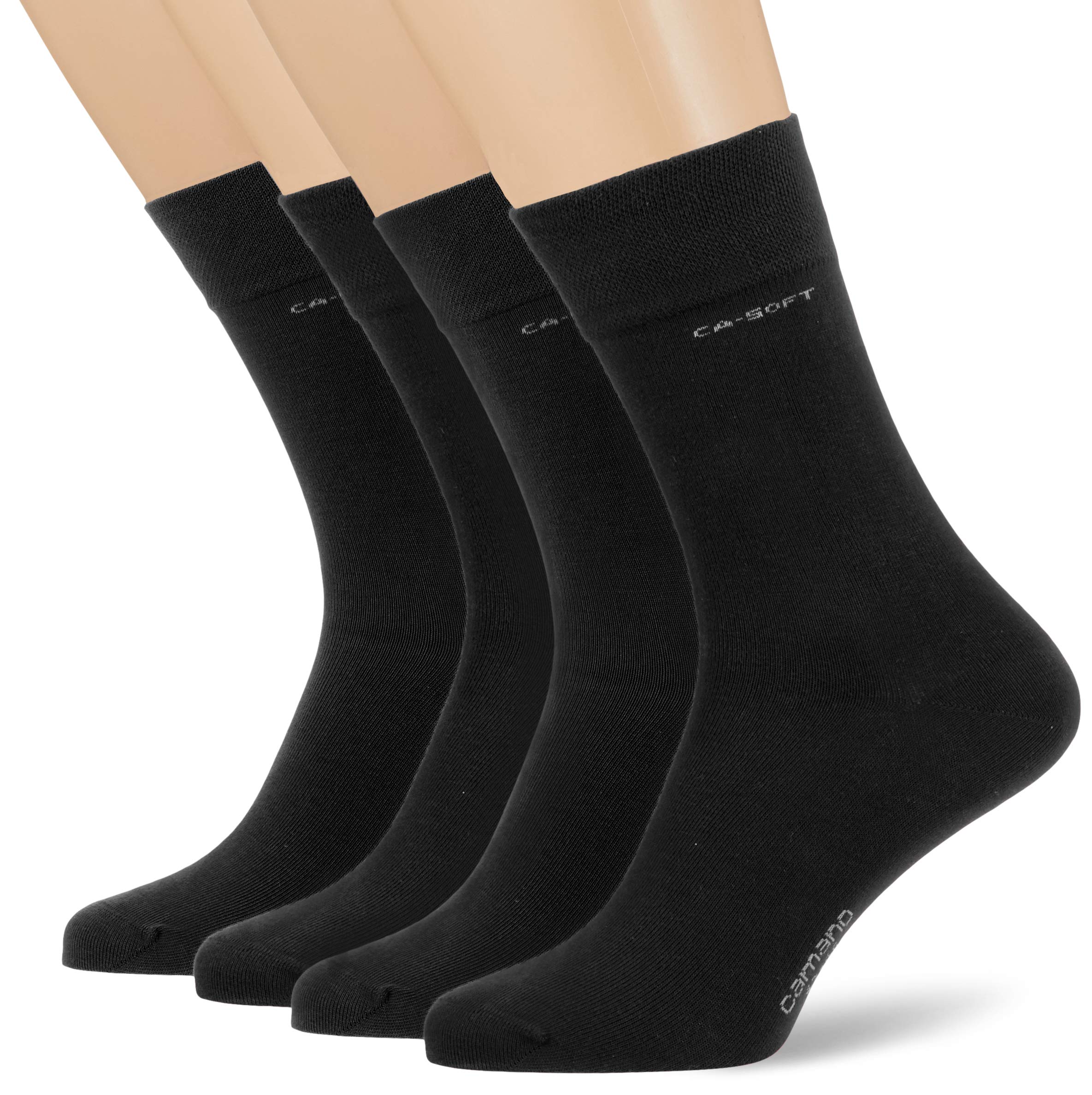 Camano Men's Socks (Pack of 4), black, 39-42