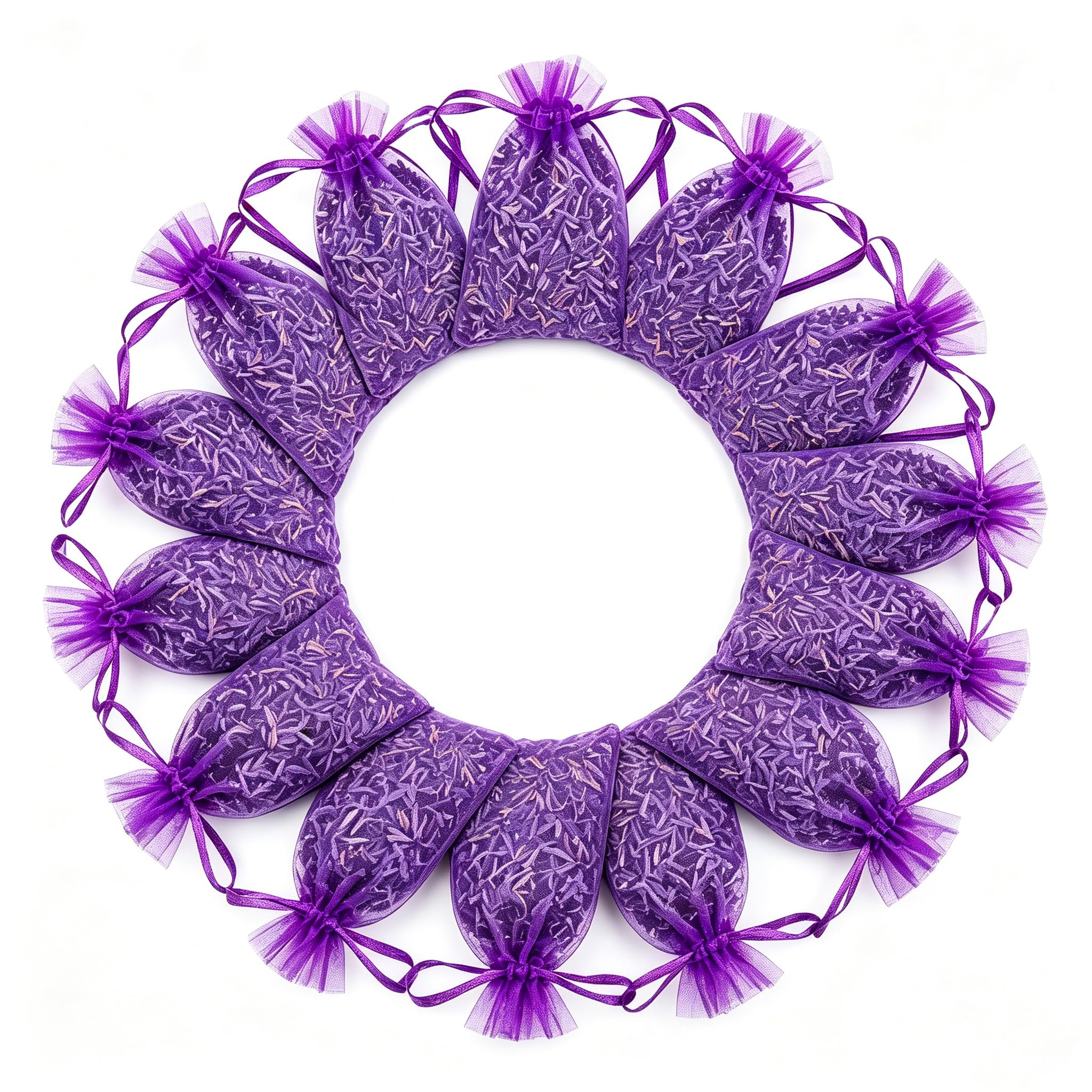 20X Lavender filled bags drawers,(7x9cm) wardrobe fresheners，lavender moth repellent for wardrobes, suitable for pillows, cars, shoe cabinets, cupboards
