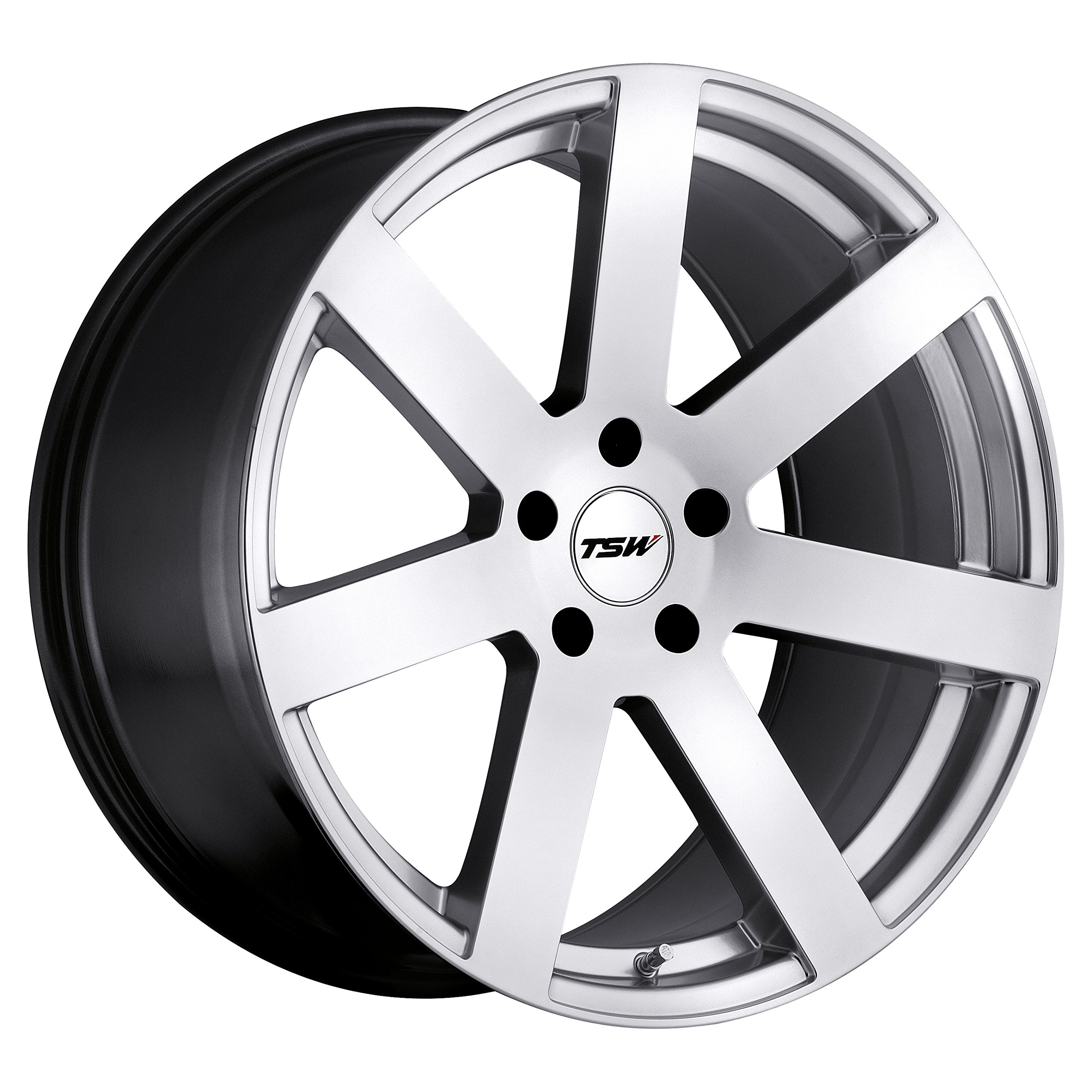 TSWBardo Wheel with Hyper Silver Finish (18 x 8. inches /5 x 114 mm, 20 mm Offset)