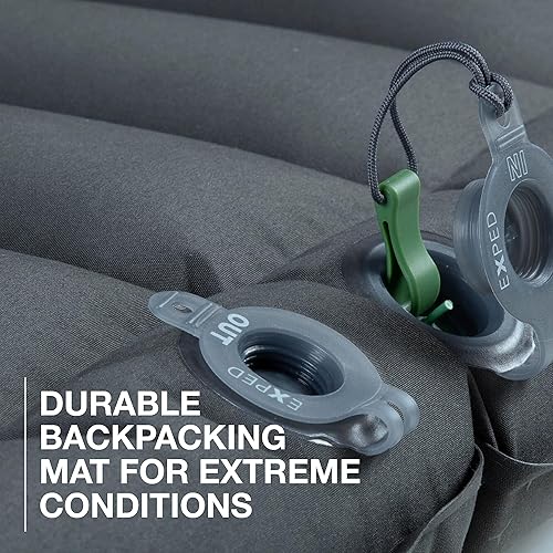 Miniatura 8 de Exped Dura 5R  Resistente a la abrasión  Aislamiento y cómodo  Almohadilla de dormir de -5 grados, ciprés, mediano