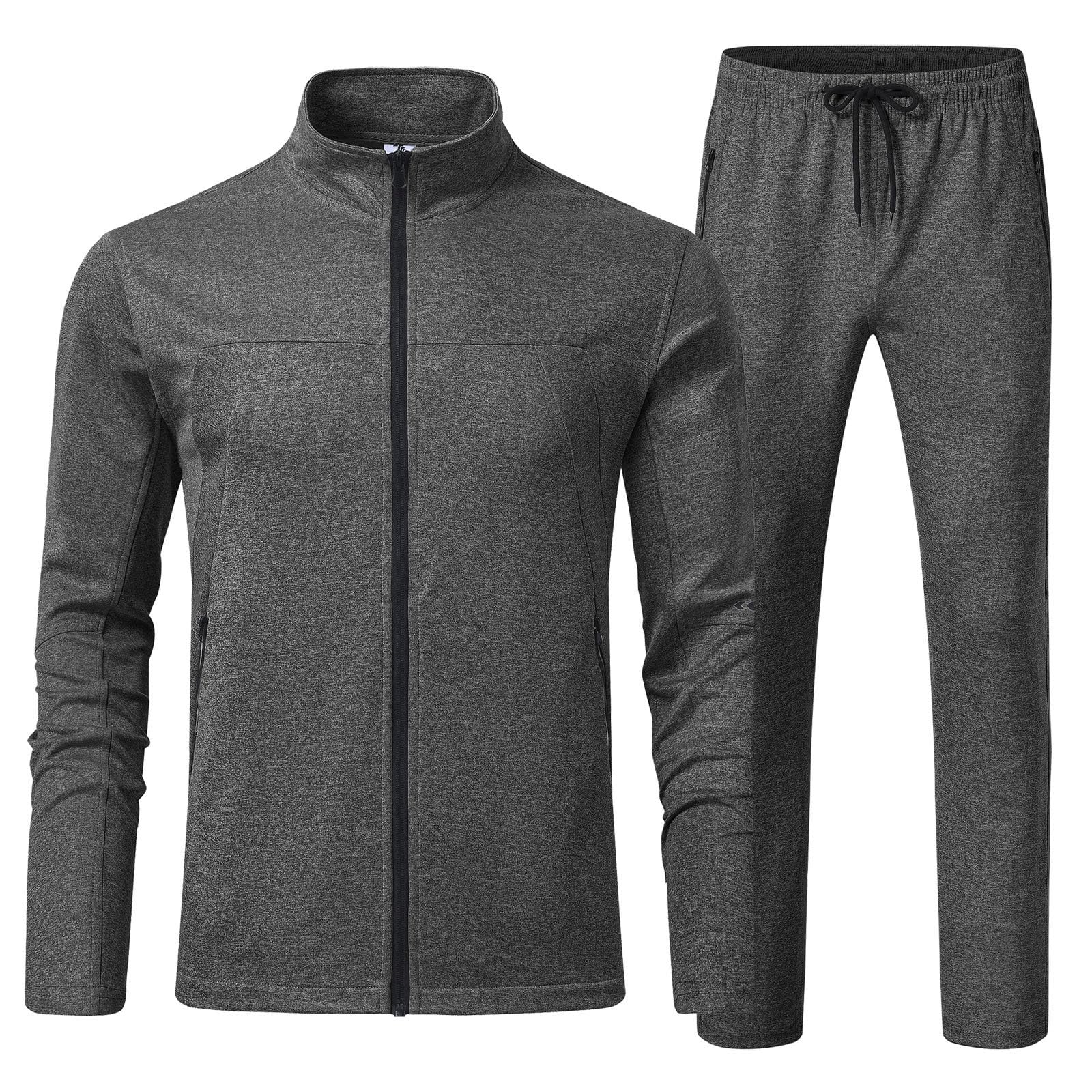 Men's Tracksuits Outfits 2 Pieces Jogger Sets Jogging Track Sweat Suits Workout Warm Up Sweatsuit