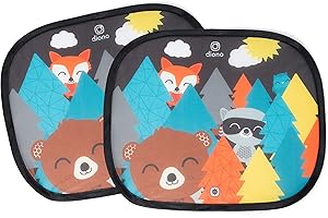 Diono Kids Character Car Window Shade 2 Pack: Reliable Sun Protection for Your Precious Passengers