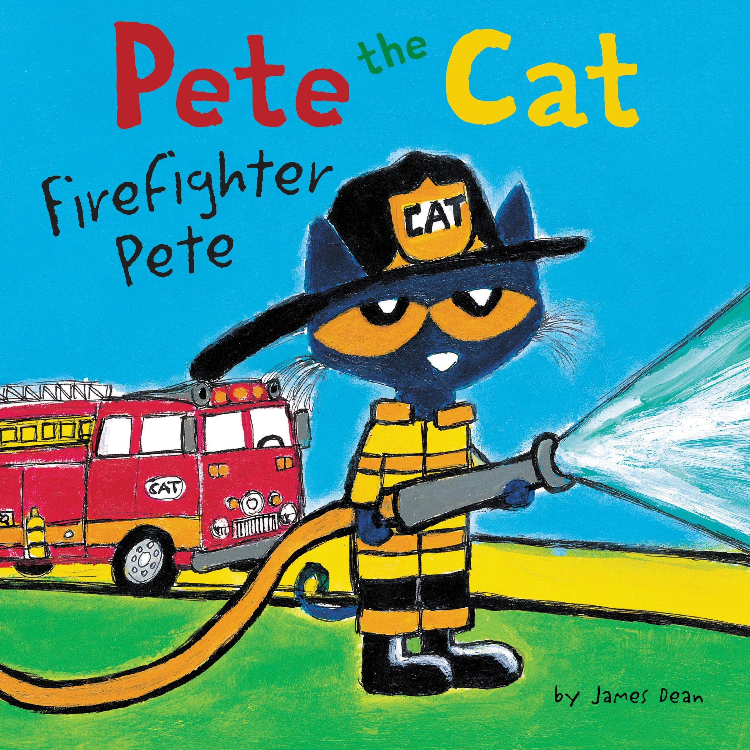 Cover art for Pete the Cat: Firefighter Pete