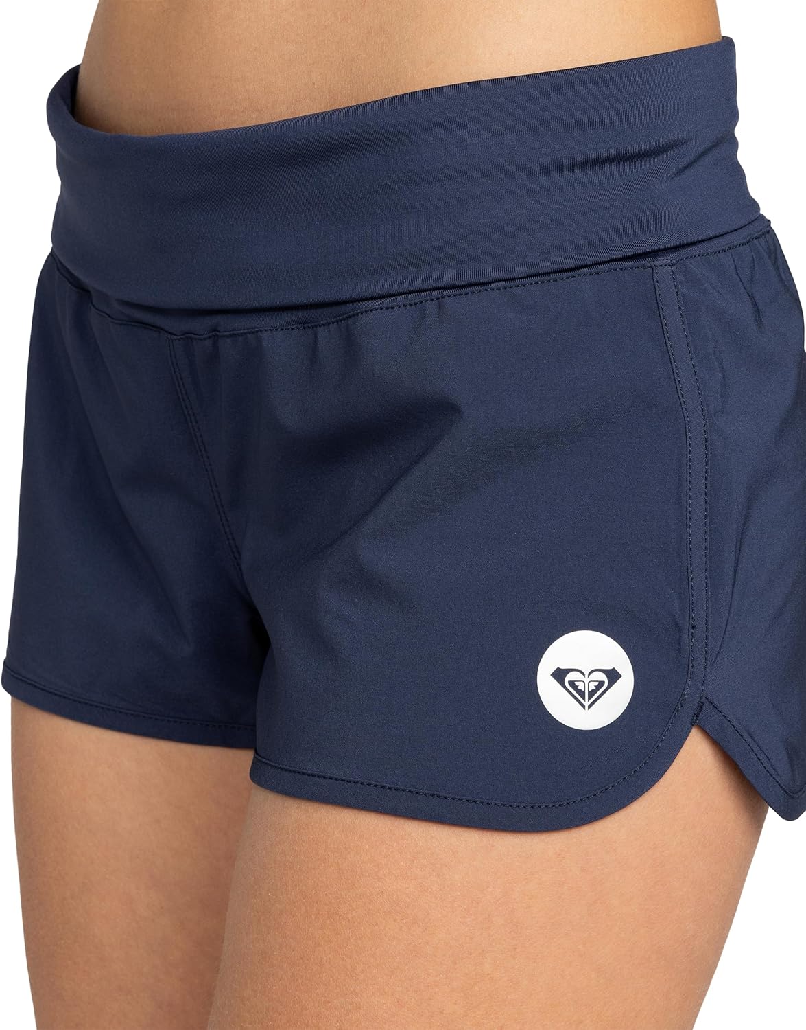 Roxy Women's Board Shorts –Tummy Control, 4-Way Stretch, Quick-Dry 2" Swim Shorts, UPF 50+ Beach Shorts, Denim, Medium - Image 3