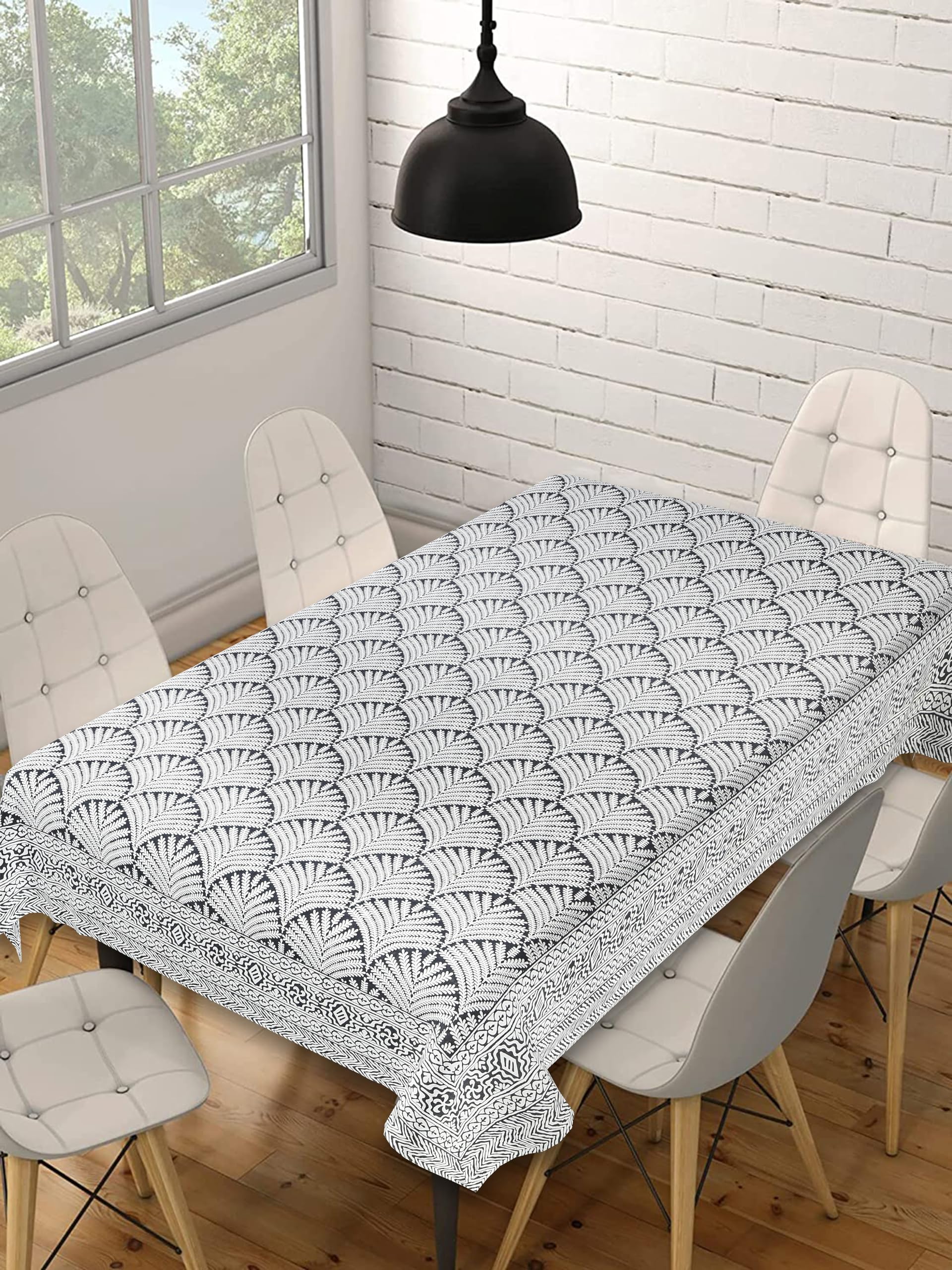 Texstylers Grey 250 TC Floral 60 x 90 Inches 6 Seater Dining Table Cloth Cover (B0CYHCCZVD) Amazon Price History, Amazon Price Tracker
