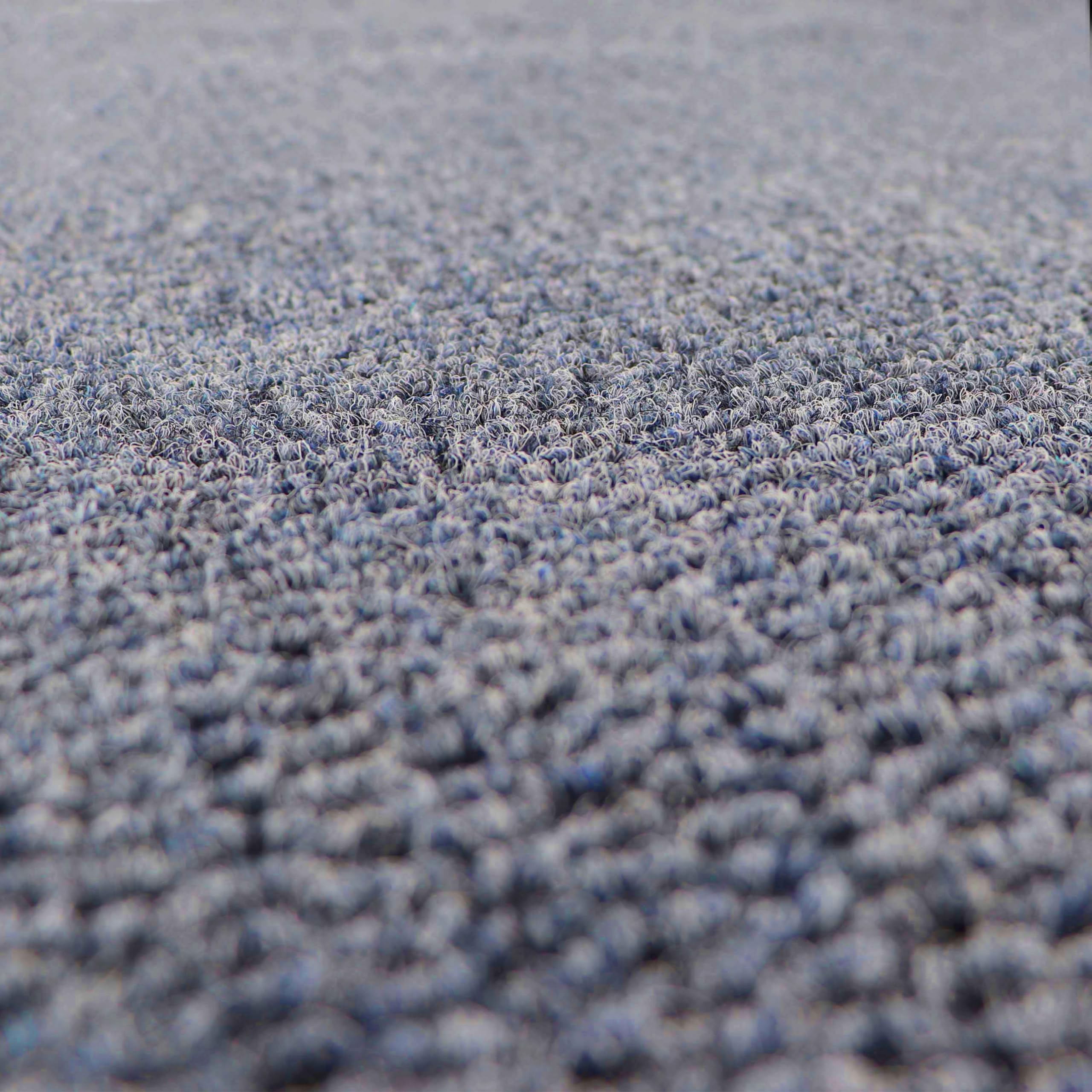 Primaflor Sauberlauf - PICOLLO, Grau-Blau, 2,00m x 5,00m, Rutschfester Schmutzfangläufer Meterware, Robuster Küchenläufer nach Maß, Zuschneidbarer Teppichläufer, Eingangsmatte für Flur und Windfang