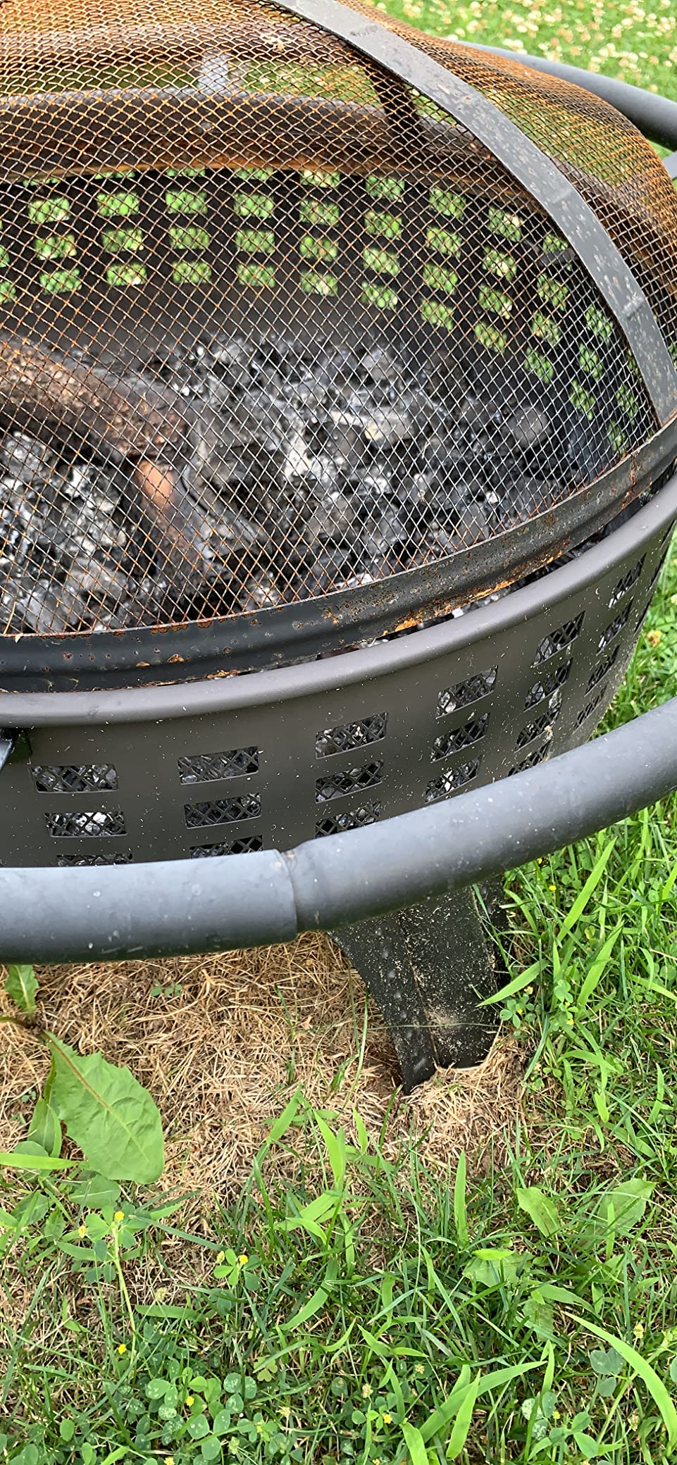 22/mo Finance Hykolity 26 Inch Outdoor Fire Pit Square Extra Deep