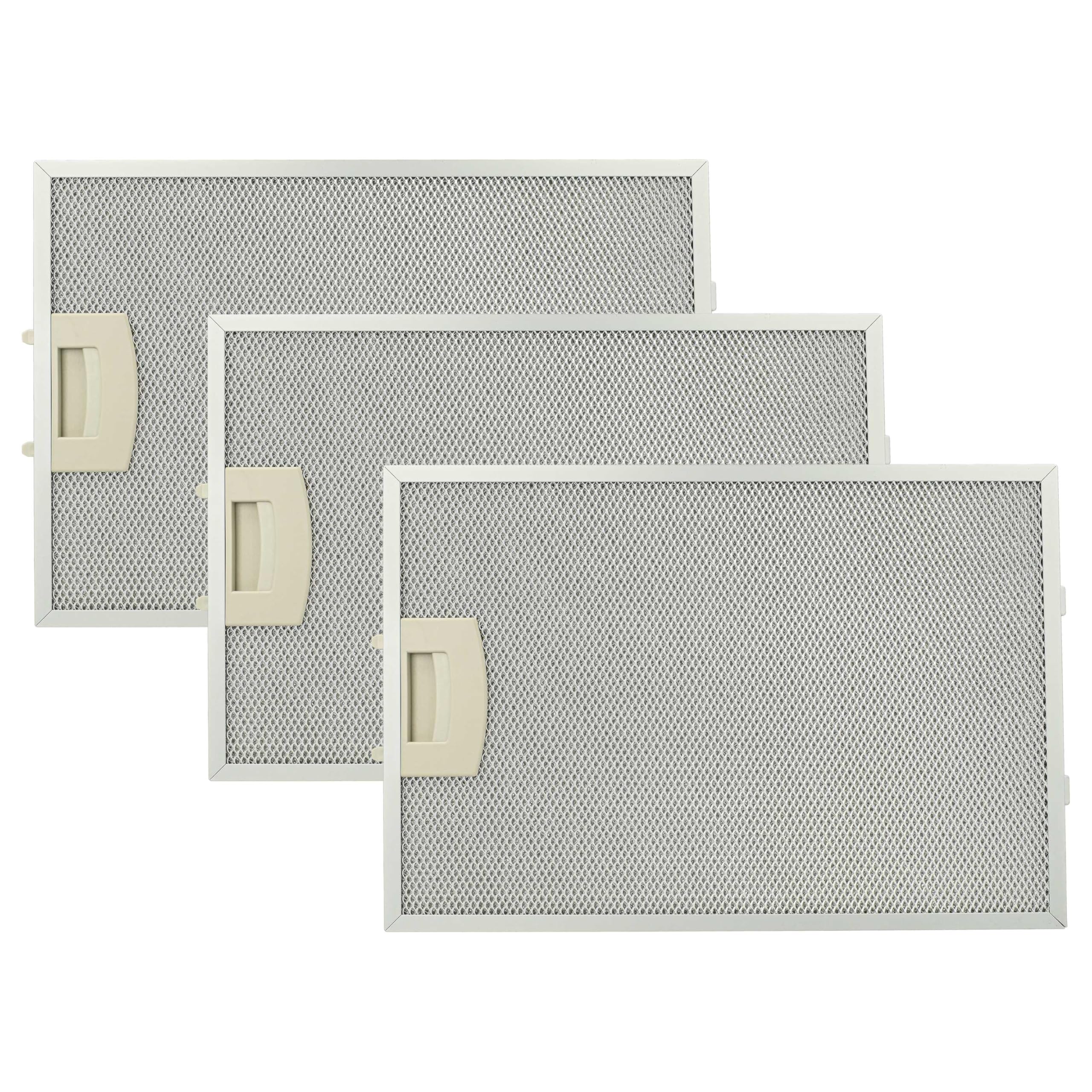 vhbw 3x Filtro metálico de grasa compatible con Balay DWKBL1AEU/01