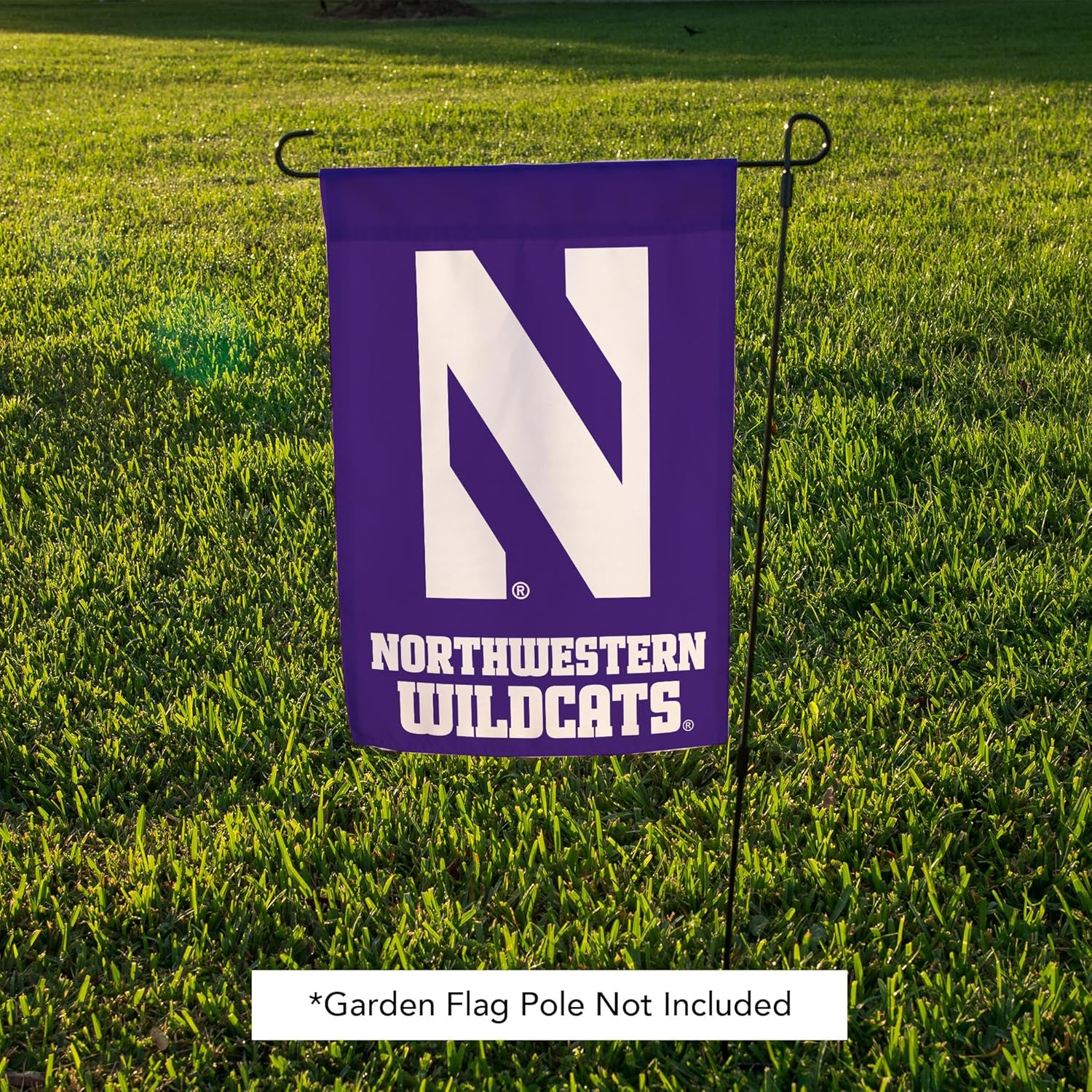 Desert Cactus Northwestern University NU Garden Flag – 19 x 12 inch Northwestern Wildcats Banner, For Outdoor Display and Events (Design C) - Image 5