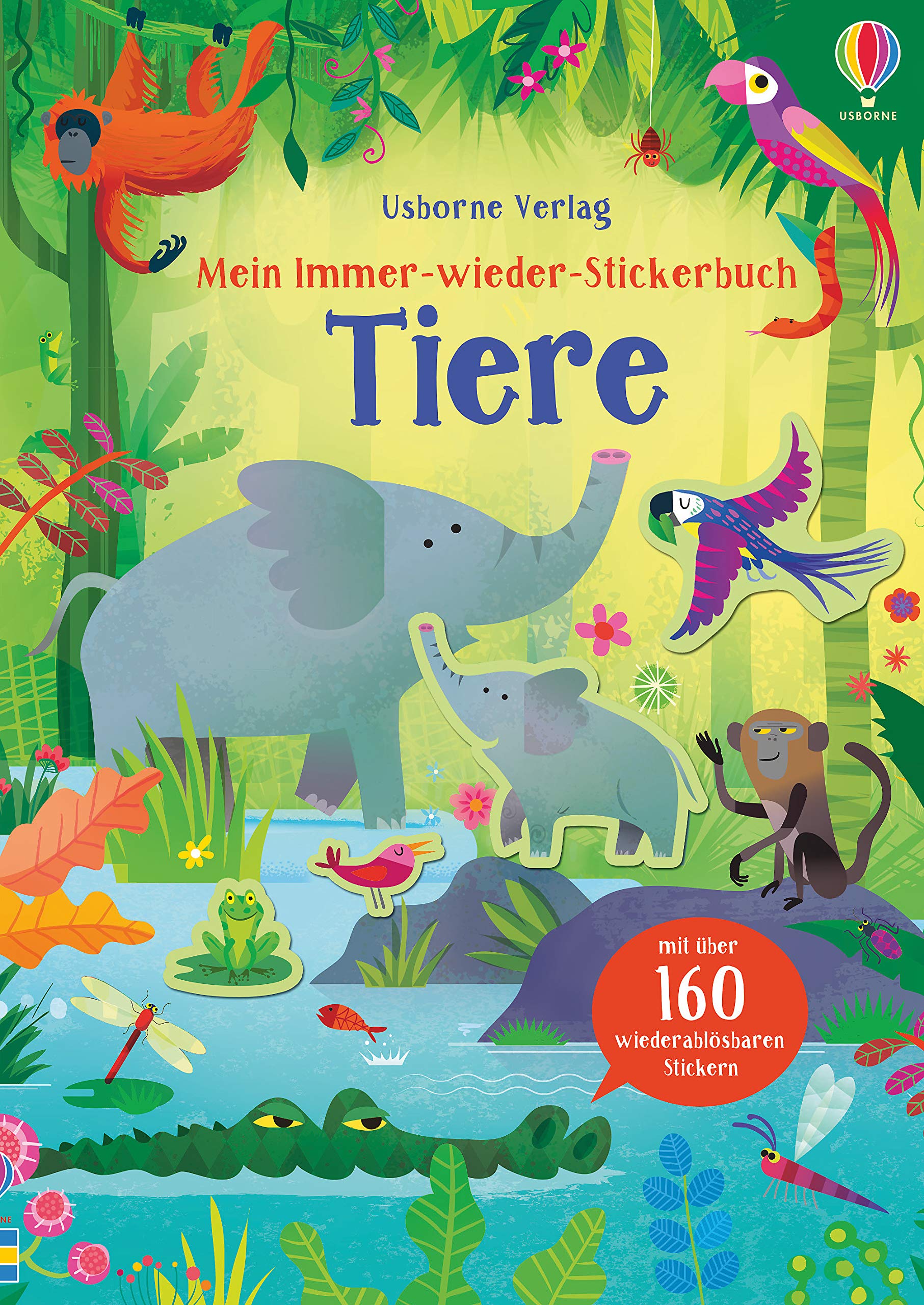 Mein Immer-wieder-Stickerbuch: Tiere Pocket Book – 24 July 2020