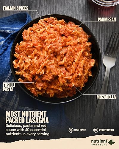 Miniatura 3 de Nutrient Survival Lasaña abundante  Alimentos liofilizados de supervivencia y emergencia
