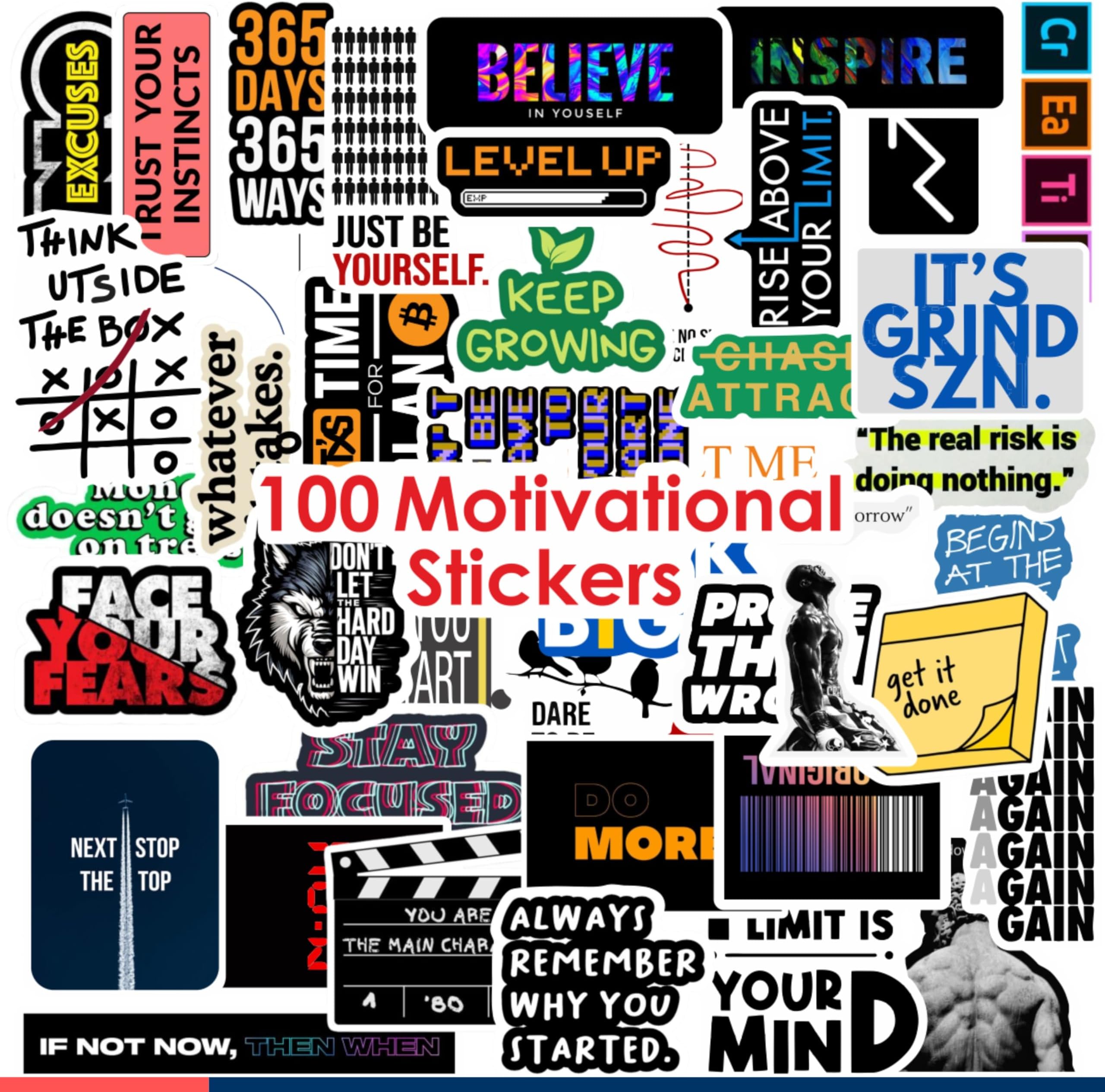 11 Strokes Set of 100 Sarcastic Stickers - Funny Stickers, Meme ...