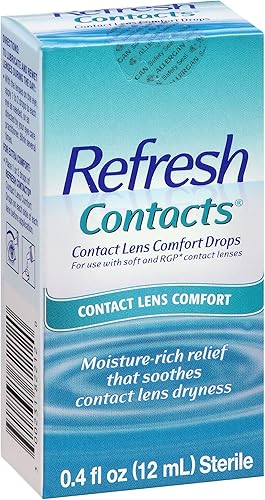REFRESH Contactos Gotas de humedad Comfort para lentes de contacto, 0.40 onzas (paquete de 11)