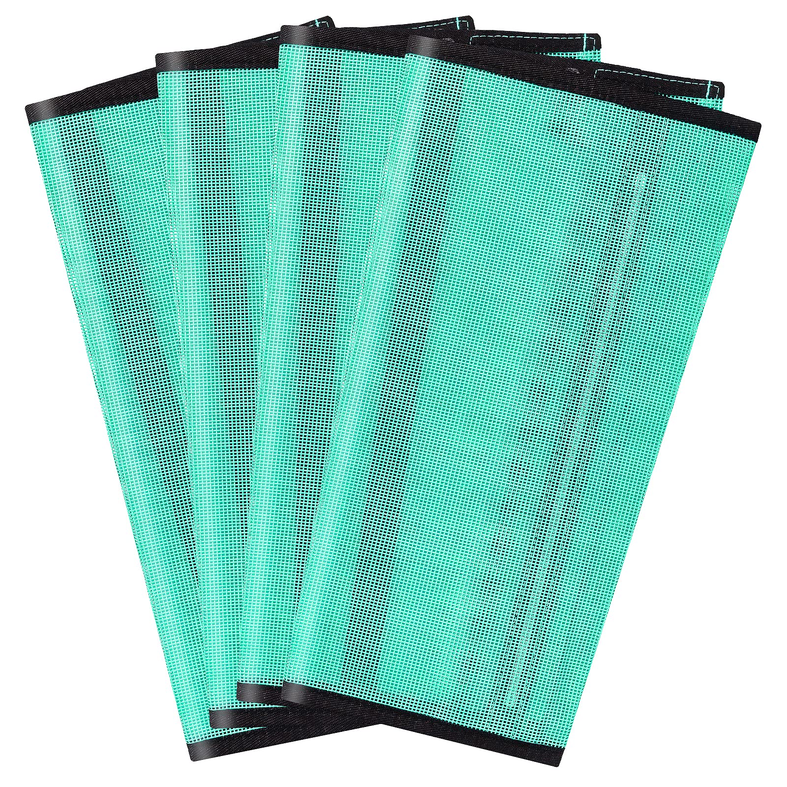 DABASHAN Horse Fly Boots Set of 4,Preventing Flies and Mosquitoes Bites Horse Leg，Protecting Horse Leg Damage，Breathable Mesh Horse Boots Plastic Mesh Design (Green)