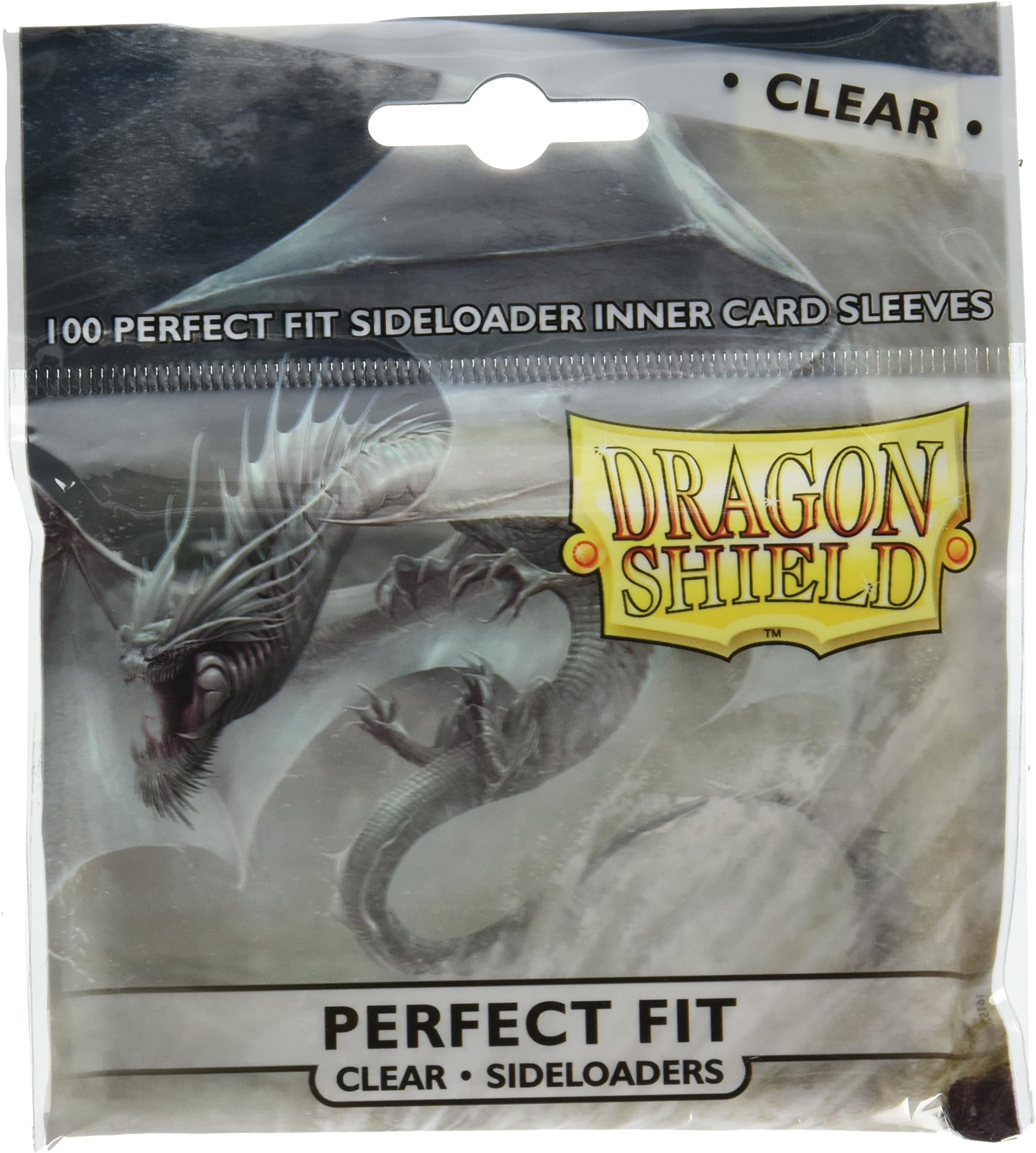 Dragon Shield Perfect Fit Sideloader Inner Card Sleeves Standard Size (100 CT) – PVC-Free Polypropylene Double-Sleeve Protection Compatible with Pokemon, One Piece & Magic The Gathering – Clear