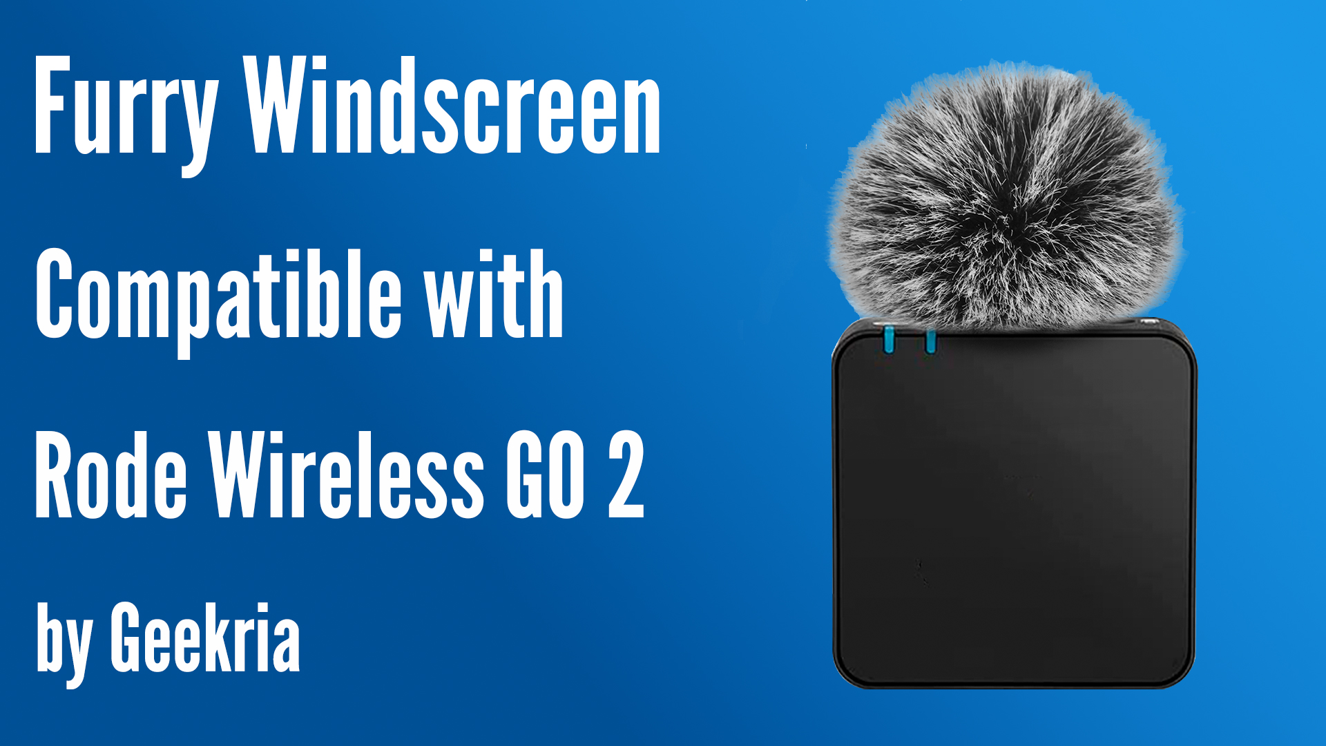 RØDE WIRELESS GO II + ウィンドジャマー Amazon.com: Geekria for Creators Furry Windscreen Compatible with