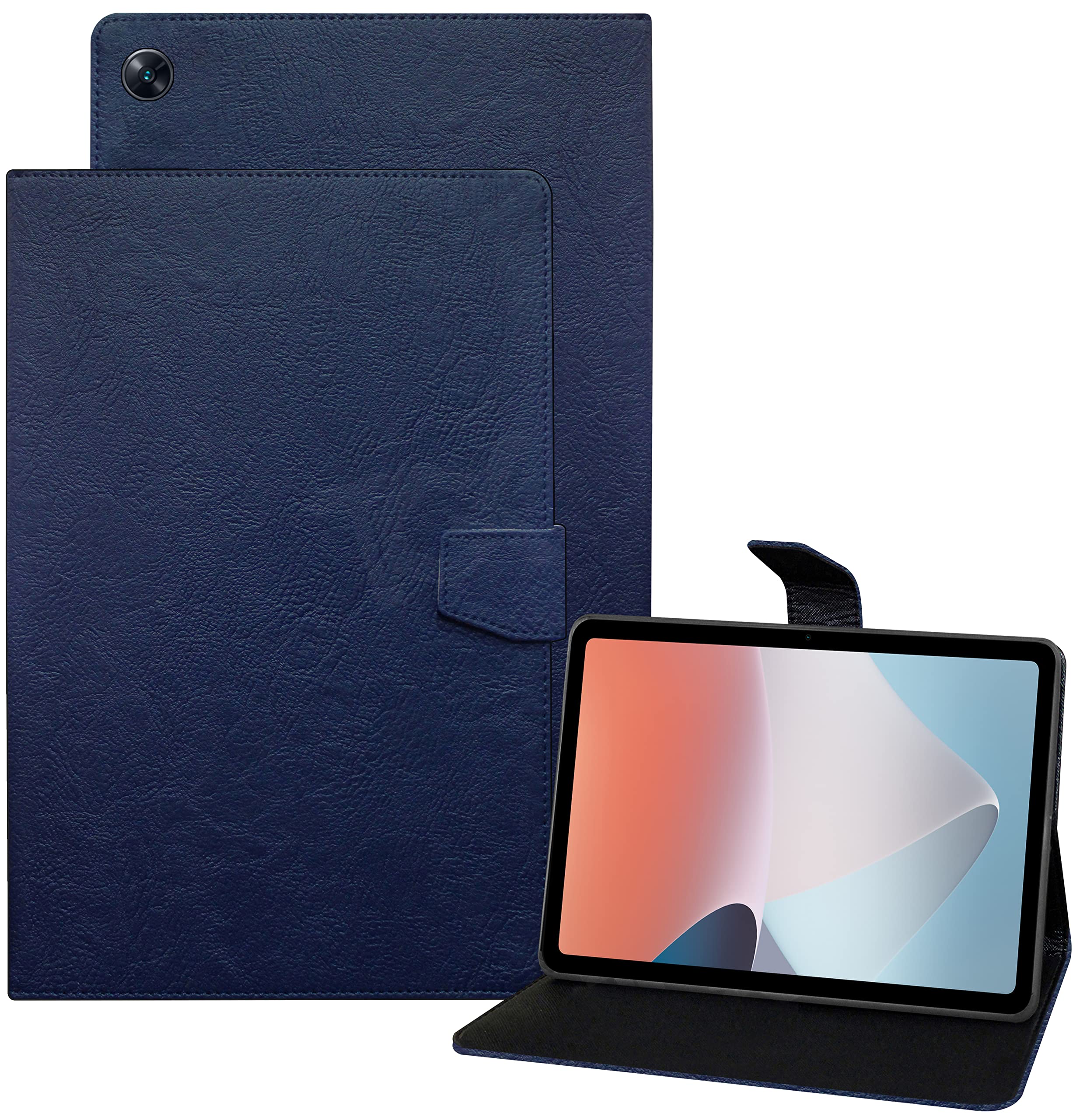 TGK Plain Design with Viewing Stand Protective Leather Flip Case Cover for Oppo Pad Air 10.36 inch Tab with Precise Cutouts (Blue) (B0B7XH6XJR) Amazon Price History, Amazon Price Tracker