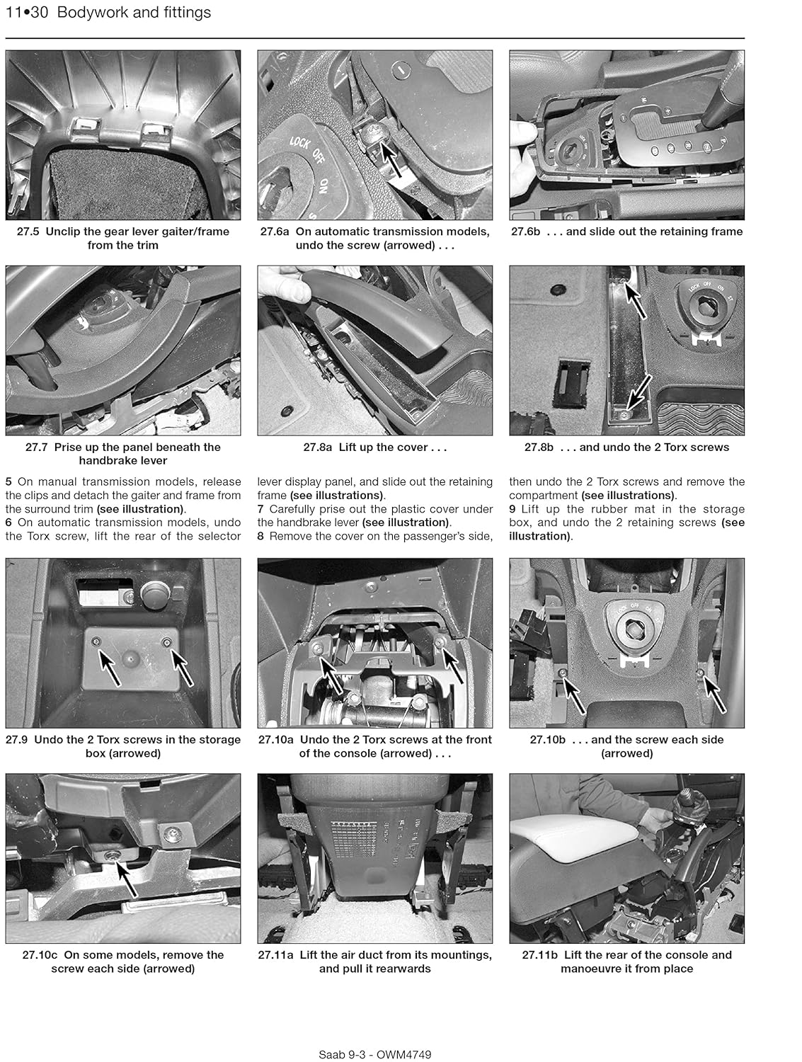 Illustrations for Diesel DOHC engine repair procedures