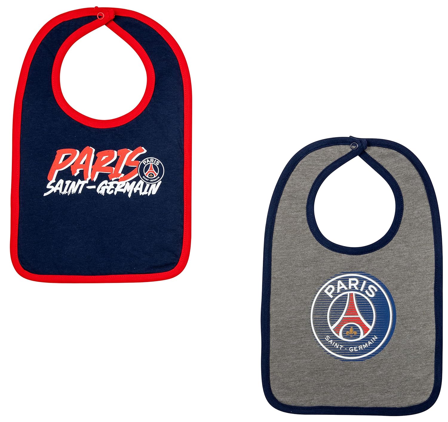 Paris Saint-Germain 2 x Bavoir bébé garçon PSG - Collection Officielle