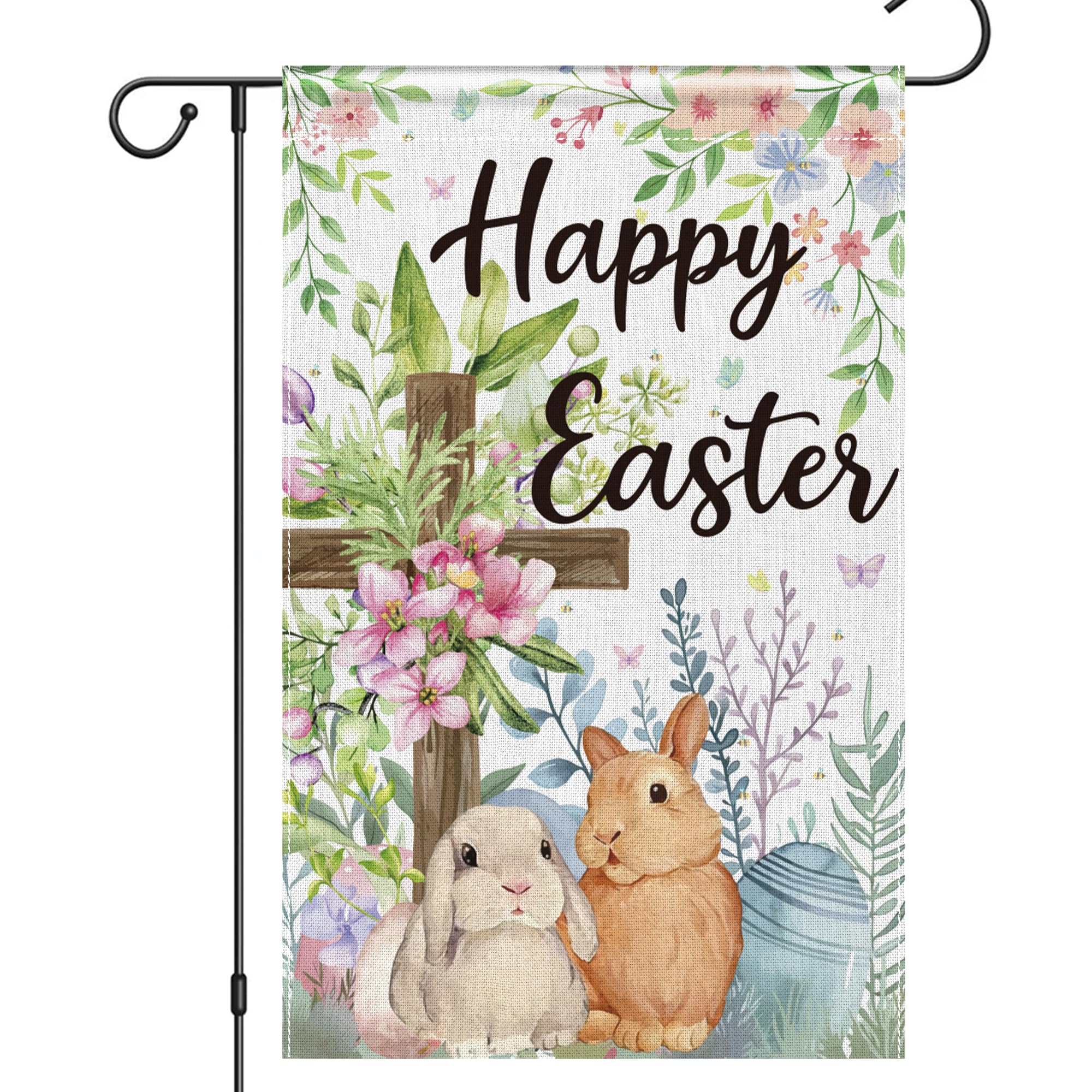 Easter Garden Flag 12x18