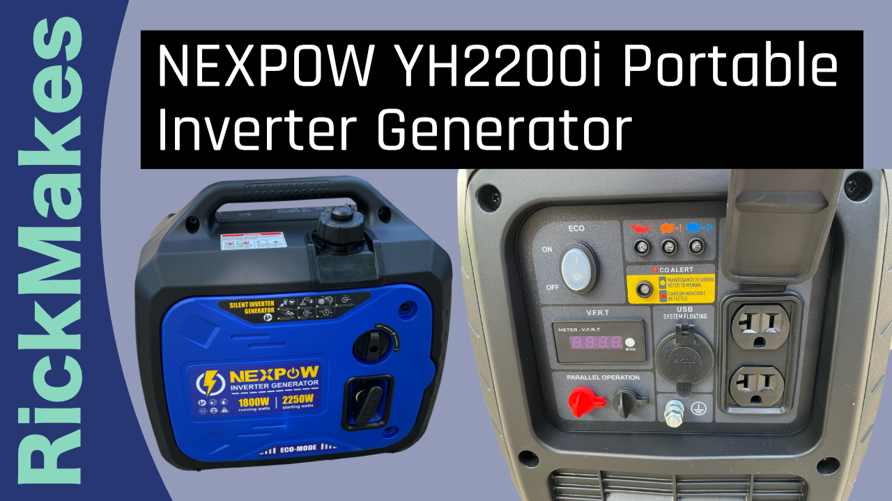 Watch NEXPOW YH2200i Portable Inverter Generator on Amazon Live