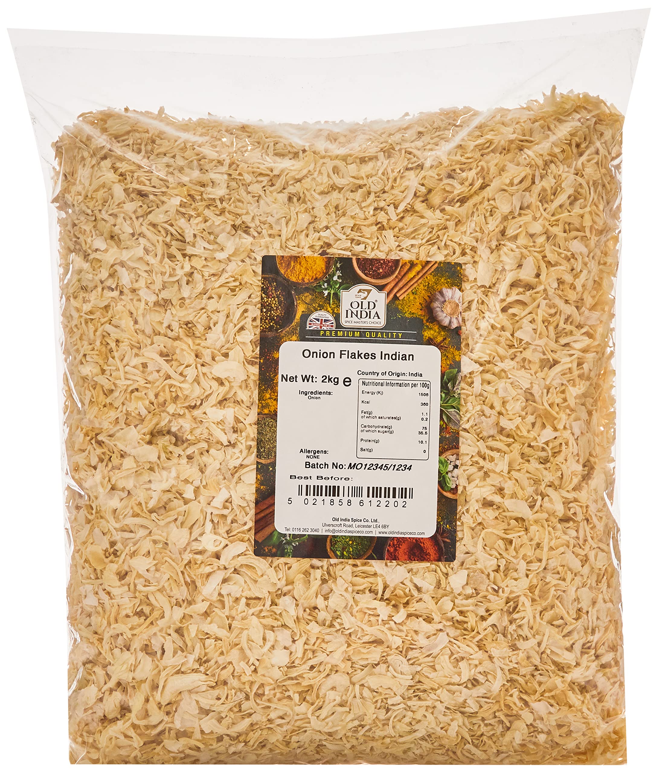 Old India Onion Flakes Indian 2kg