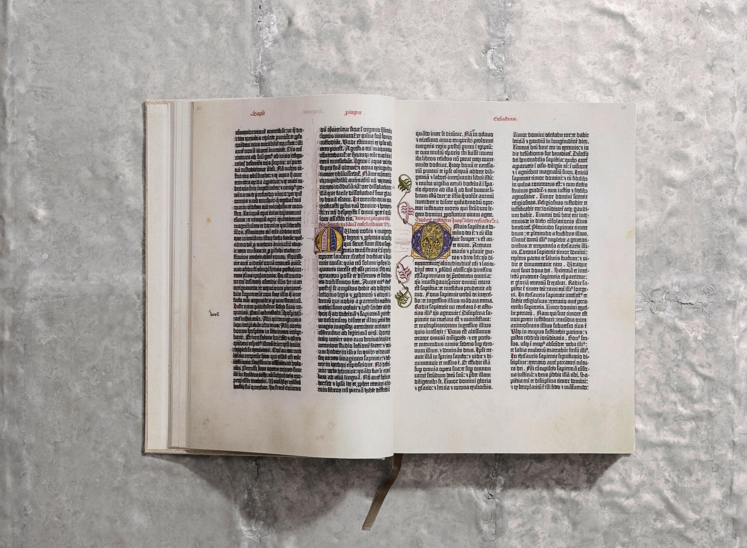 Die Gutenberg-Bibel von 1454