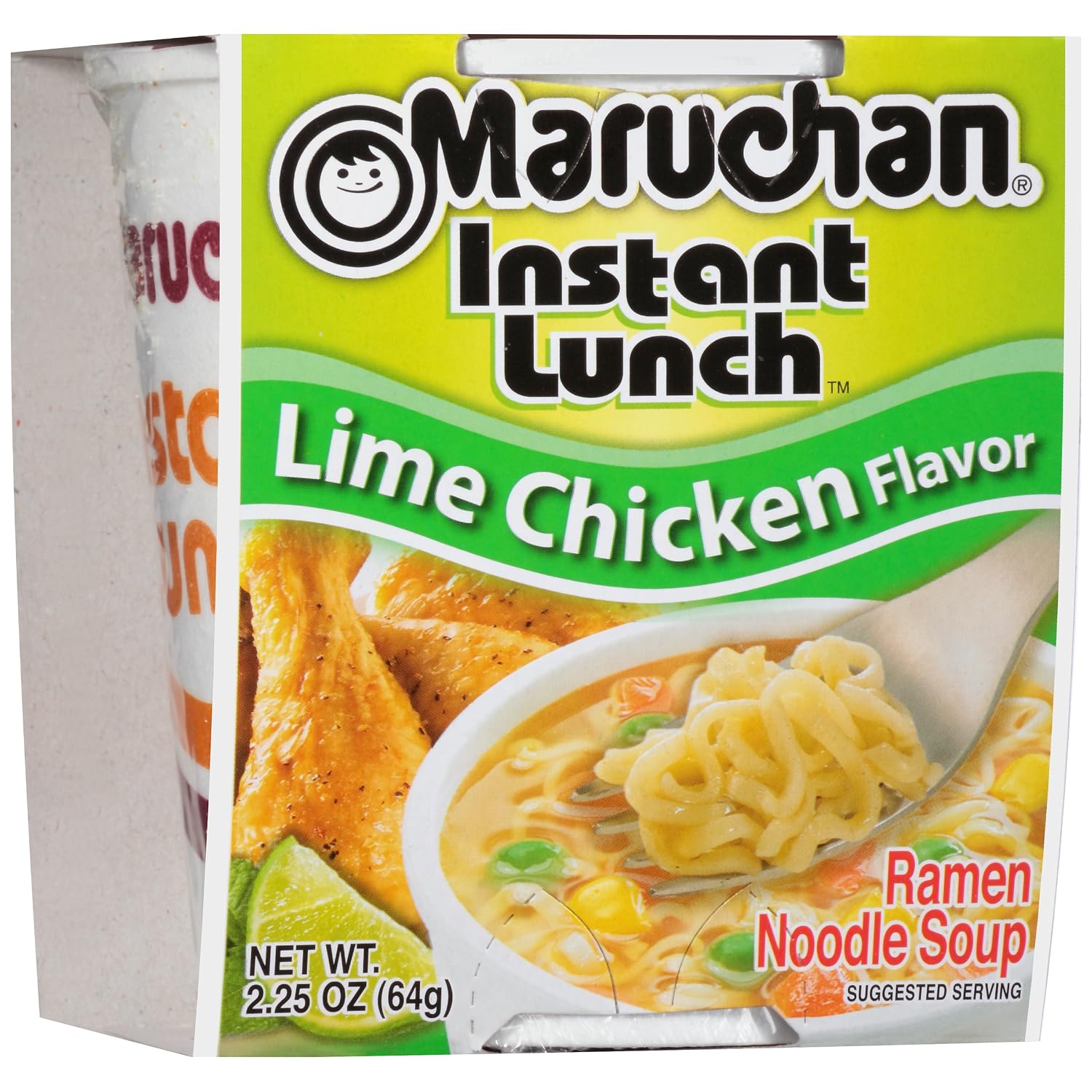 Maruchan Instant Lunch Lime Chicken Flavor, 2.25 Oz, Pack of 12