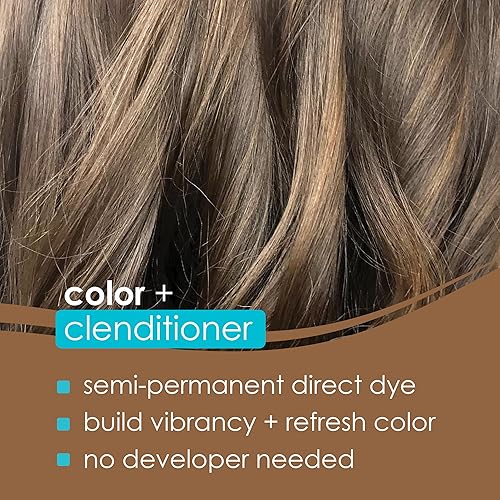 Miniatura 73 de Keracolor Color + Clenditioner 3-in-1 Color-Depositing Conditioner, Gently Cleanses & Conditions, Semi-Permanent Hair Color, 23 Shades, 12 Fl Oz