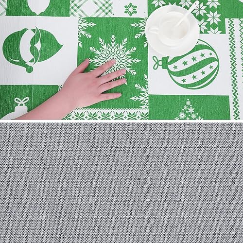 Miniatura 7 de Alfombra de interior de Navidad con texto en inglés Merry Christmas, antideslizante, festiva, decoración de vacaciones, alfombra de Navidad lavable