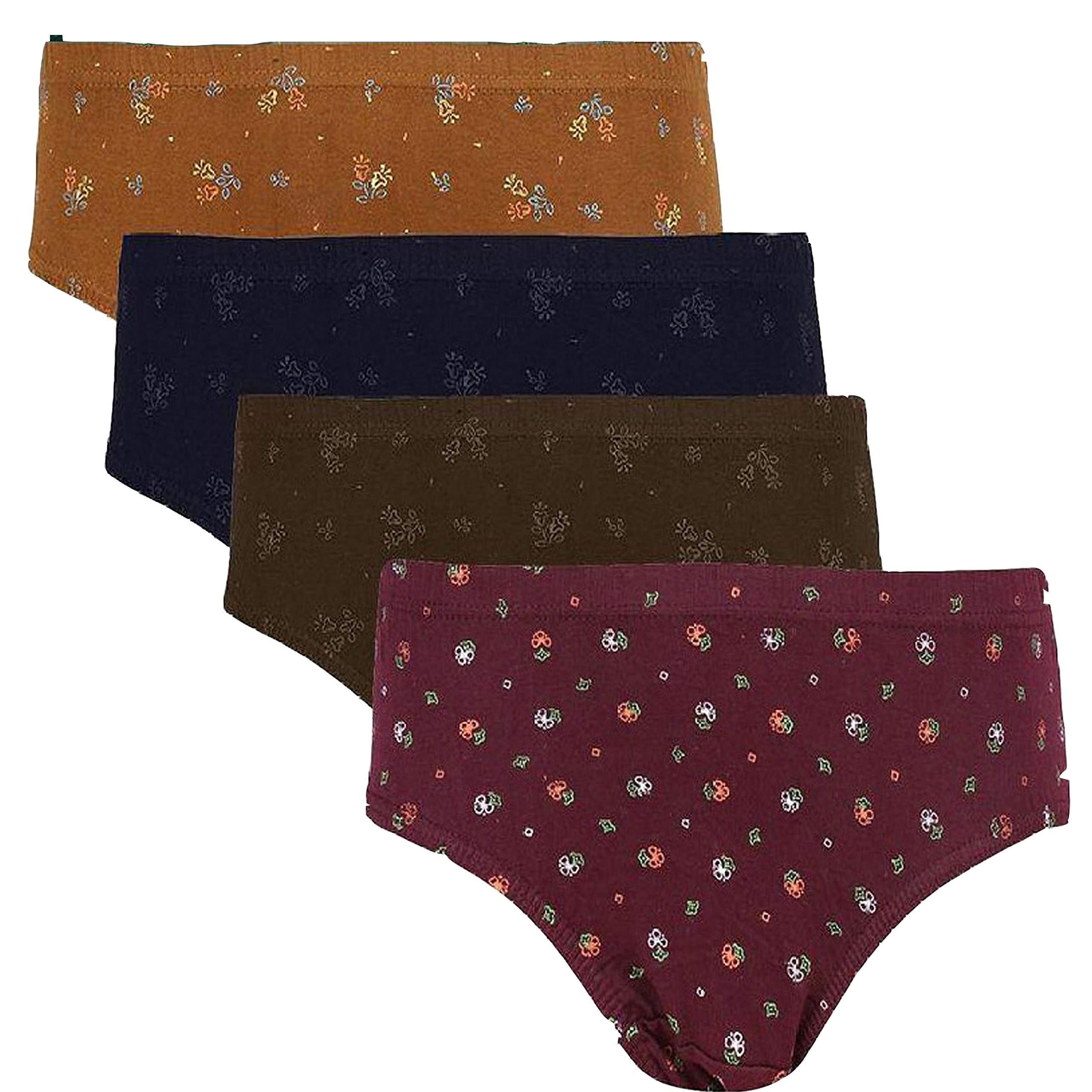 Women's Cotton Hipsters (Pack of 4) (Bhar2351_Multicolored_90 cm)-image-11