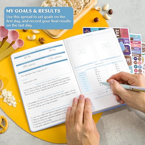 Miniatura 5 de Legend - Planificador de bienestar (diseño bígaro dorado, tamaño A5, de 5.8 x 8.3 pulgadas))