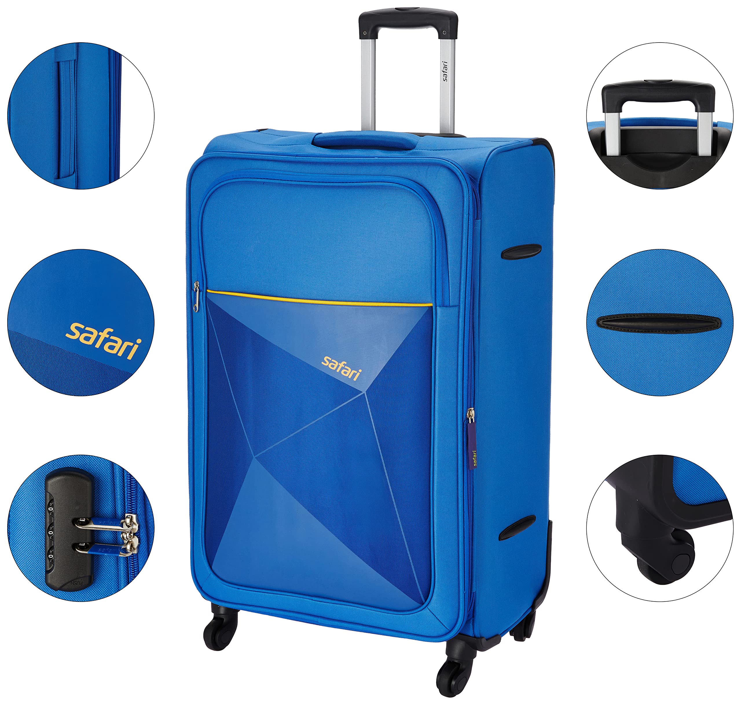 Buy Safari Prisma 75 Cms Large Check-In Polyester Soft Sided