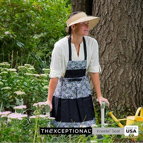 Miniatura 7 de TheXceptional Kneelie - Asiento para jardín, hogar y garaje  Banco de asiento de alta calidad  Taburete de jardinería para personas mayores