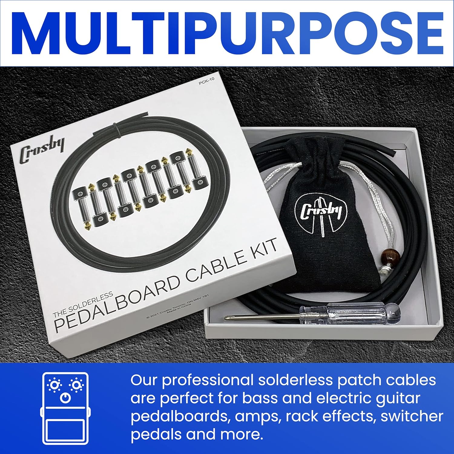 BOSS - BCK-12 | ソルダーレス・ケーブル・キット Audio無はんだペダル