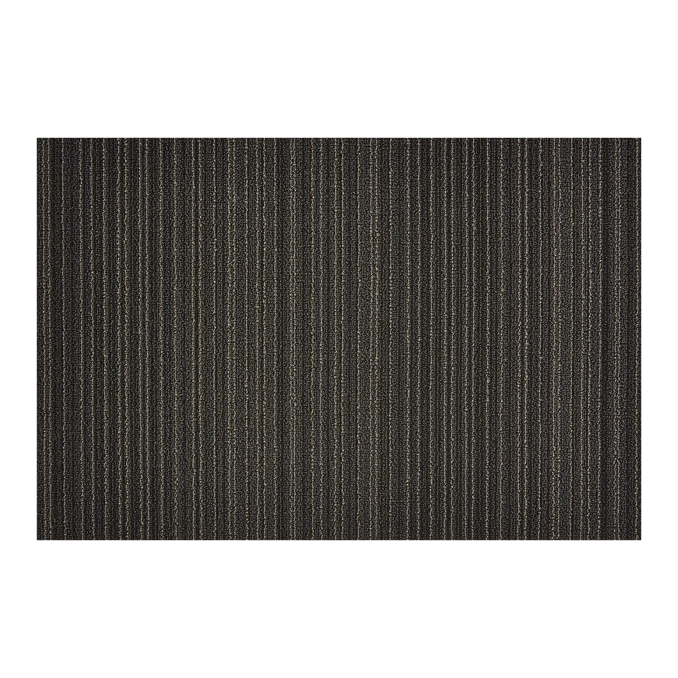 Chilewich Skinny Stripe Shag Mat - Premium Indoor/Outdoor Utility Rug for Entryway, Bathroom, Patio, Kitchen - Waterproof Backing - Steel - 2’ x 3’