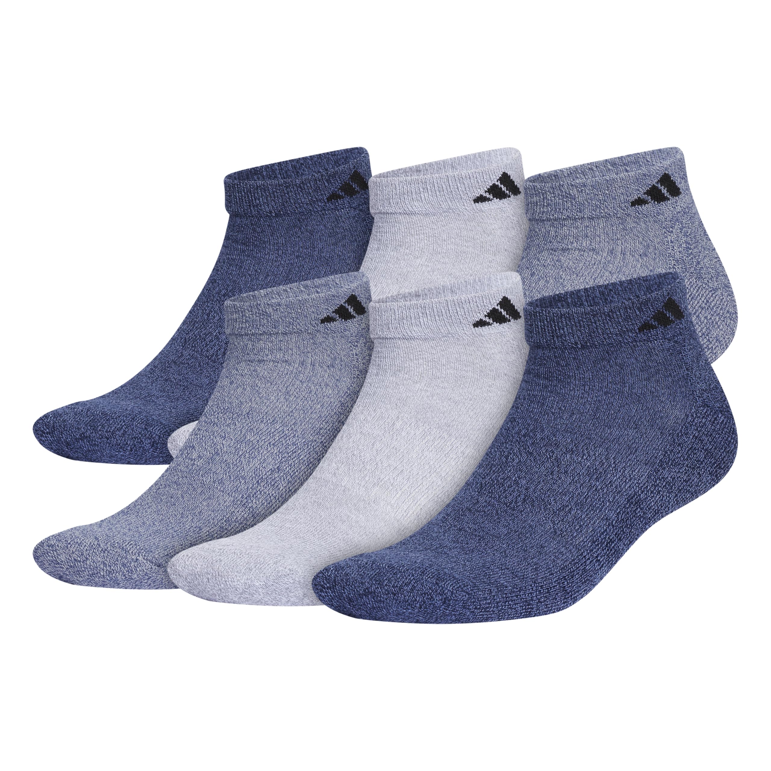 adidas Men's Athletic Cushioned Low Cut Ankle Socks (6-Pair Pack)